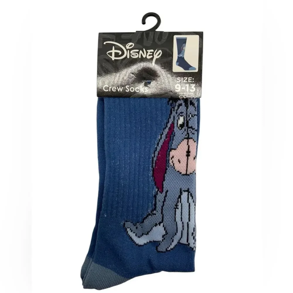 Disney blue Eeyore Blue Crew Socks
